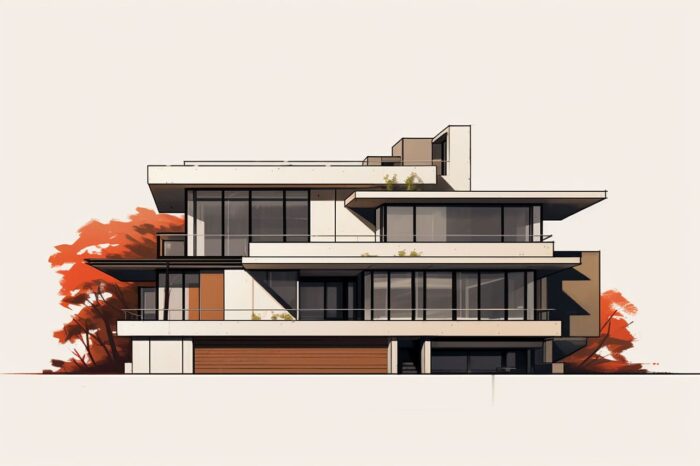 Modern Architectural Drawing