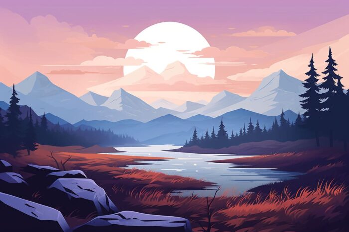 Drawing Landscapes - Sunrise